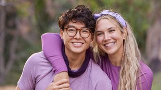 Derek Xiao and Claire Rehfuss in The Amazing Race season 34