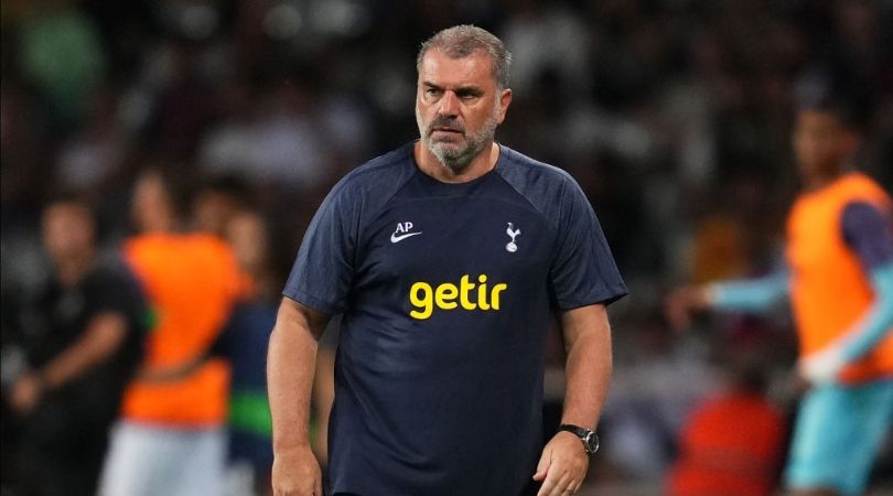 Tottenham Hotspur head coach Ange Postecoglou during the Pre-season friendly, Joan Gamper Trophy match between FC Barcelona and Tottenham Hotspur played at Lluis Companys Stadium on August 8, 2023 in Barcelona, Spain. (Photo by Sergio Ruiz / Pressinphoto / Icon Sport)