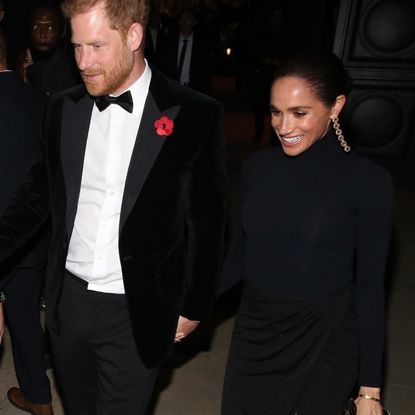 Prince Harry and Meghan Markle attend Kris Jenner's James Bond-themed 70th birthday party