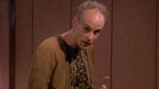 Matt Frewer pitching Picard on Star Trek: The Next Generation