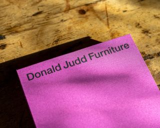 Donald Judd Furniture book cover