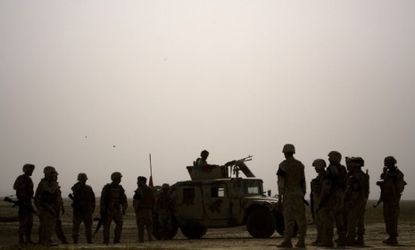 The last American combat brigade left Iraq on Thursday, driving over the border into Kuwait.