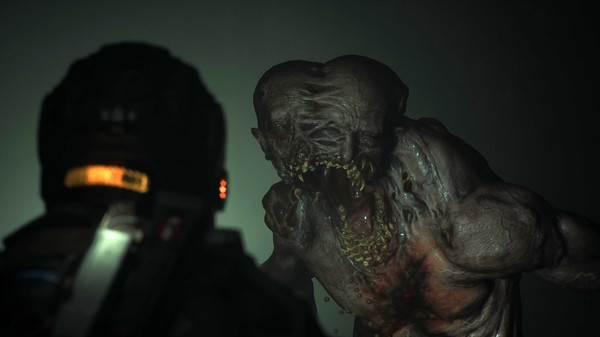 The Callisto Protocol - Gameplay Screenshot des Horrorabenteuers innerhalb der Mondbasis des titelgebenden Mondes Callisto