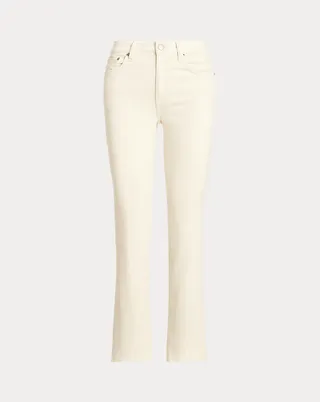 High Rise Straight Ankle Jean