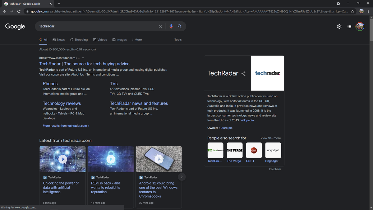 Google dark mode gets switched on here’s how to get it TechRadar