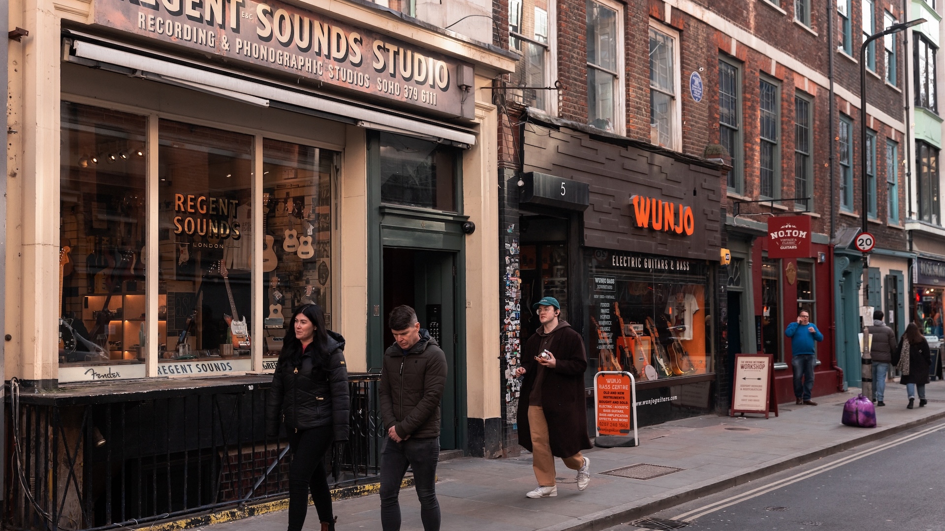 Regent Sounds Studio on Denmark Street