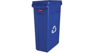 Rubbermaid Commercial Products Slim Jim plastic rectangular recycling bin