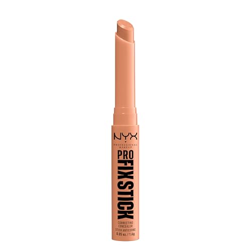 Nyx Professional Makeup Correcting Concealer Stick, Covers Blemishes, Dark Spots and Discolouration, 12h Wear, Vegan Formula, Pro Fix Stick, Dark Peach