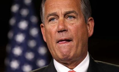 House Speaker John Boehner and the GOP may be considering letting tax hikes through to gain leverage later. 