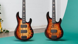 Ernie Ball Music Man's new 35th Anniversary StingRay 5 bass guitars