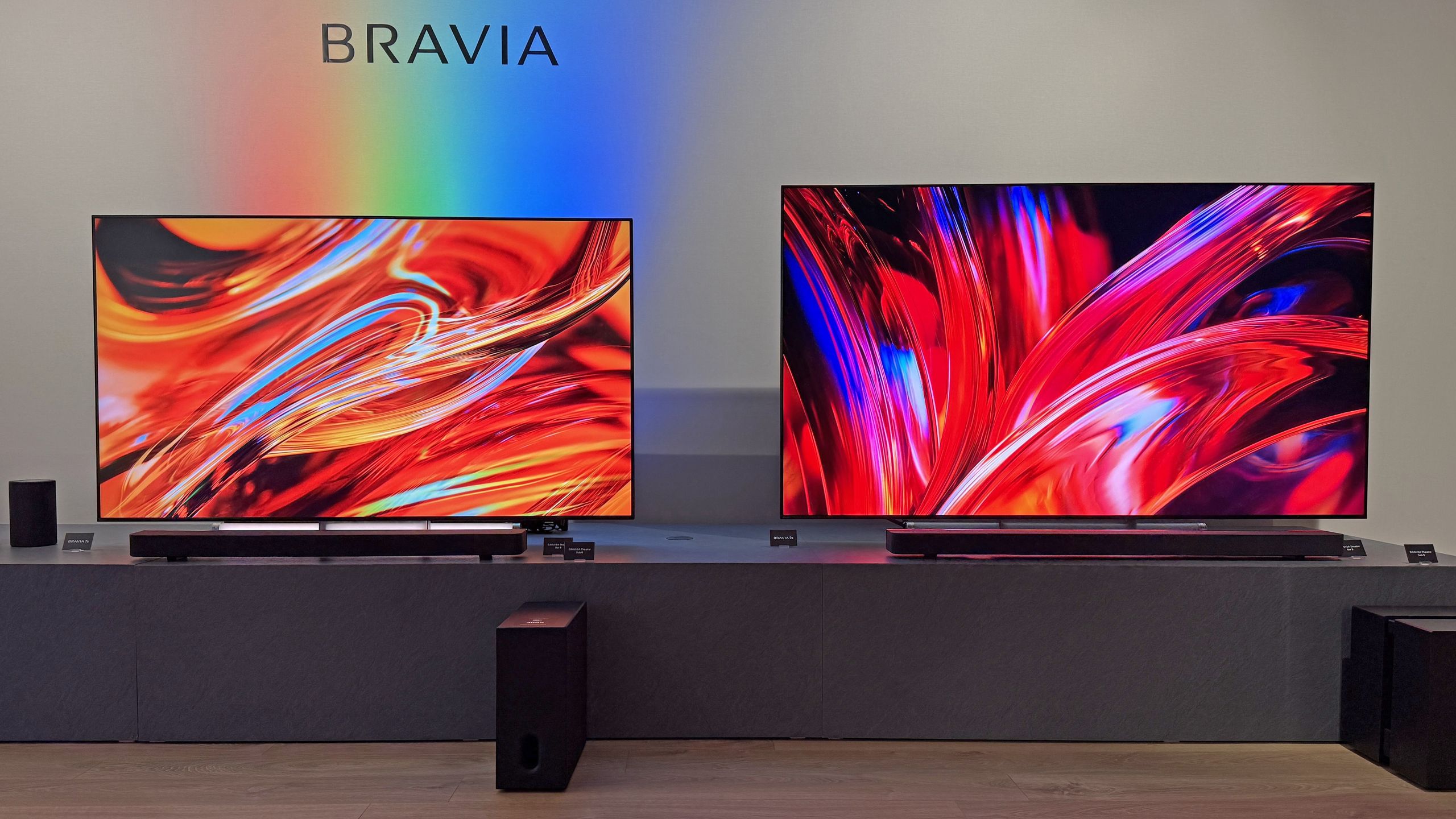 I saw Sony's first 'True RGB' TV in action compared to a…