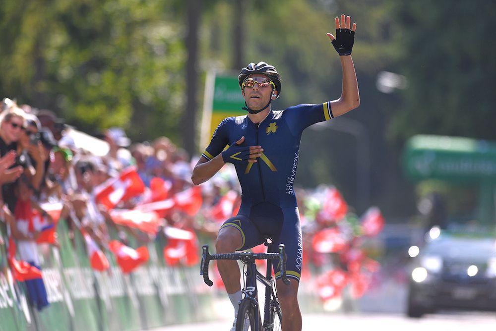 Larry Warbasse wins stage 4 at Tour de Suisse