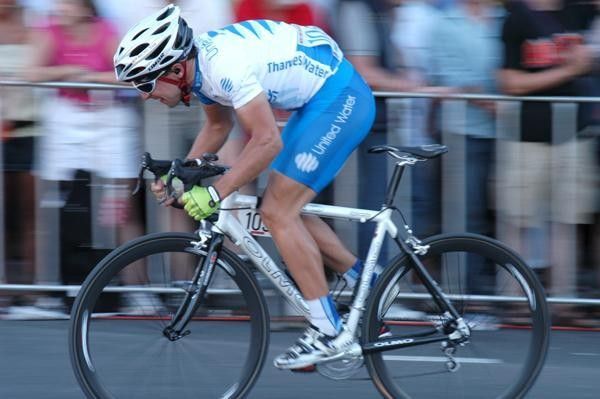 A United Water rider on the attack