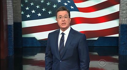 "Stephen Colbert" weighs in on the WHCD