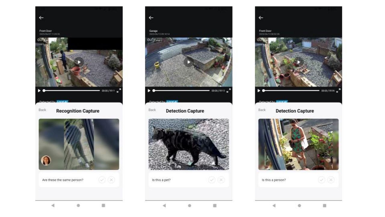 ai detection and recognition using the eufy cam3