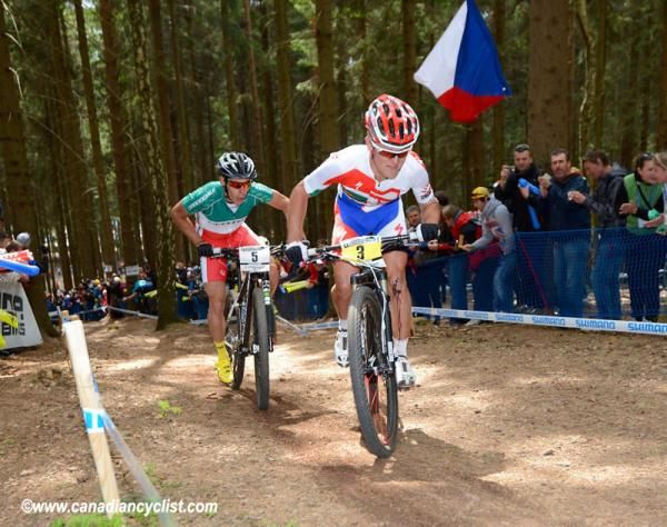 Burry Stander (Specialized Racing) and Marco Aurelio Fontana (Cannondale Factory Racing)