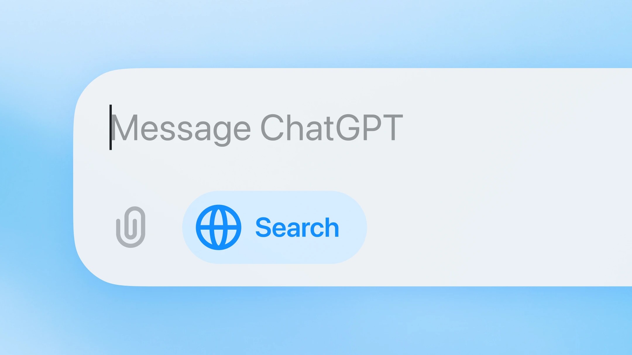 Screenshot of entry field in ChatGPT