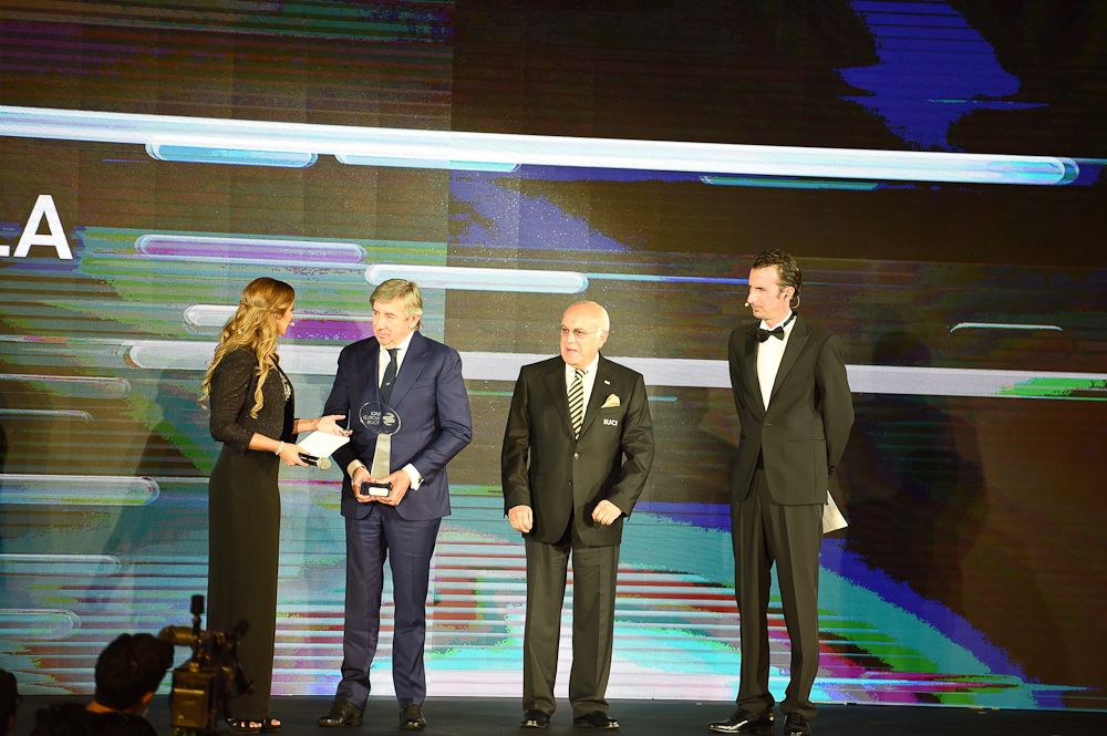 Movistar Winner of the UCI World Tour Classification by Team at the 2nd UCI Gala Awards 2016