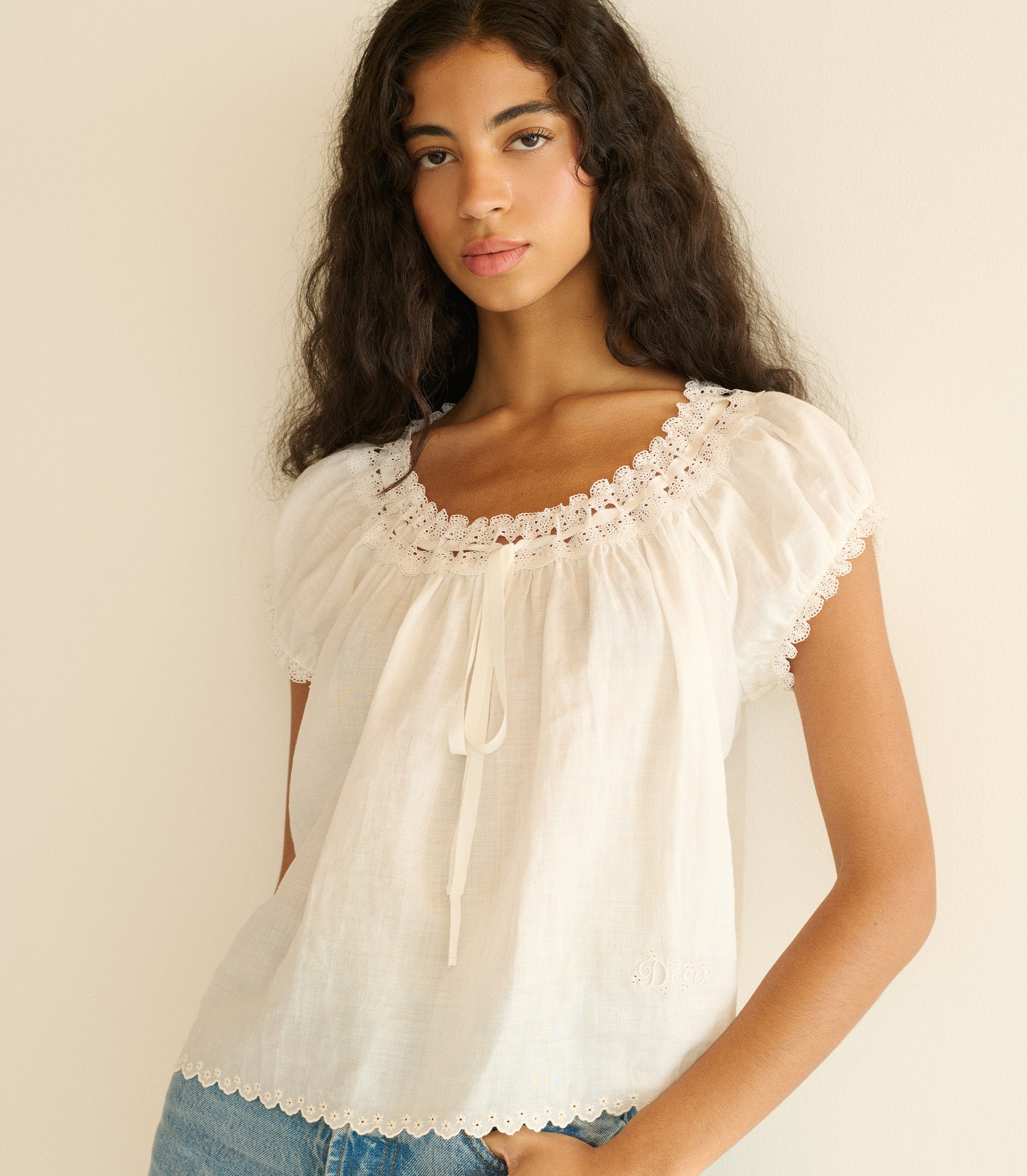 Marinette Top -- Salt