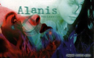 Alanis Morissette's 1995 album Jagged Little Pill used the monospace typewriter font Harting