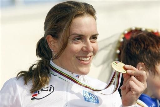 Hanka Kupfernagel in a familiar pose