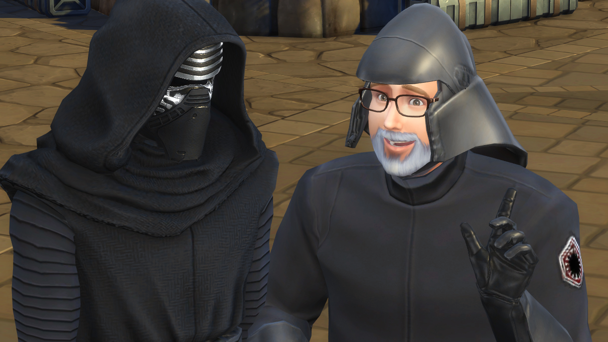 I Made Kylo Ren My Bff And Got Mind Tricked By Rey In The Sims 4 Star Wars Pack Pc Gamer