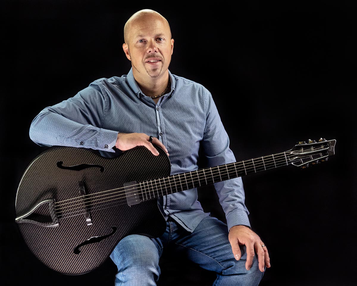 Emerald Guitars founder Alistair Hay