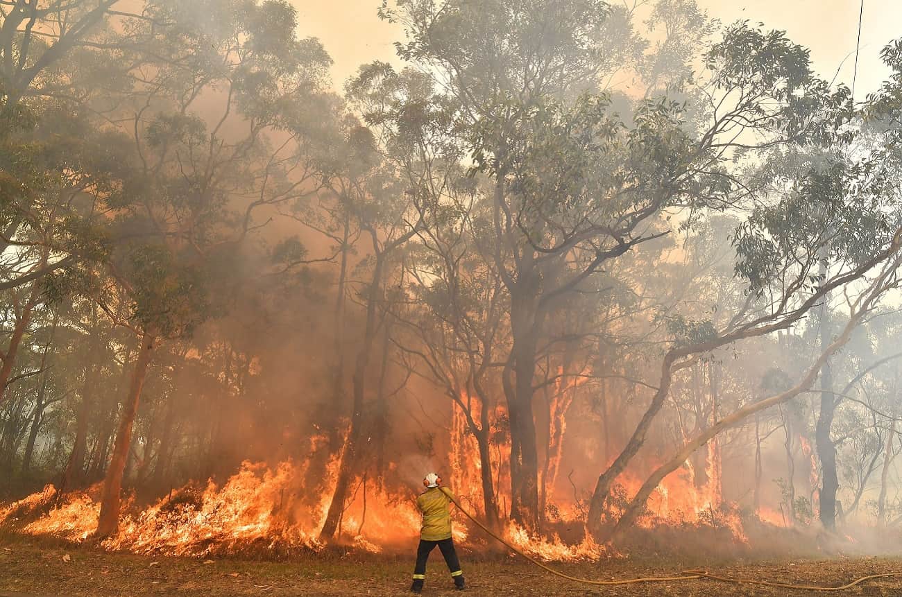 australian fires vineyards