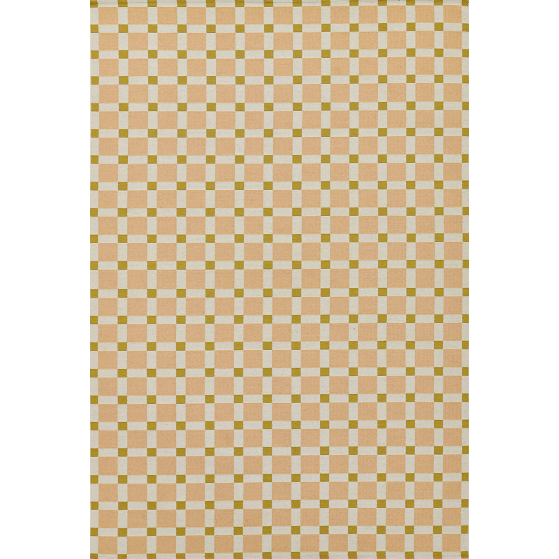Allmodern Icon Geometric Indoor Outdoor Pink Rug | Wayfair