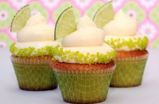 Key lime cupcakes