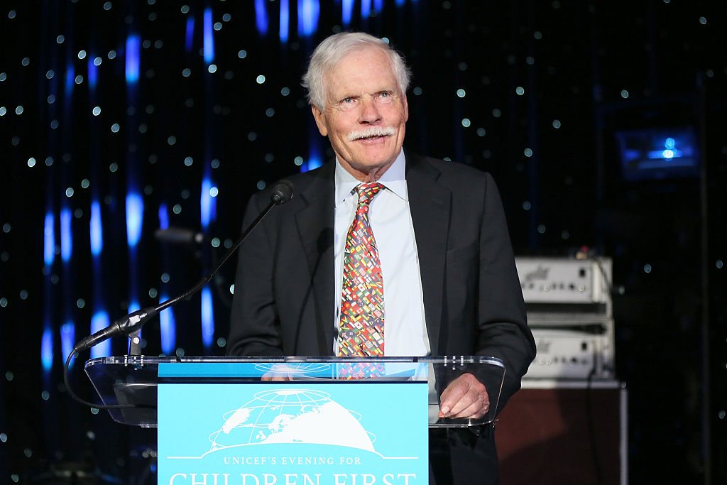 Ted Turner speaks at UNICEF's Evening for Children First