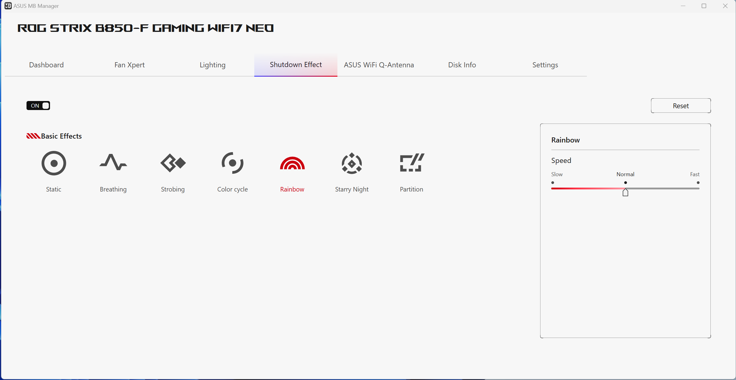 Asus ROG Strix B850-F Gaming Wifi Neo - Software