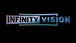 The logo for Infinity Vision on a black background