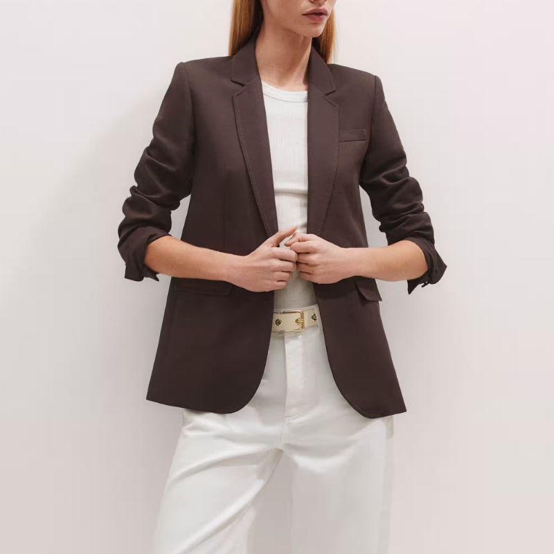 Image of brown blazer