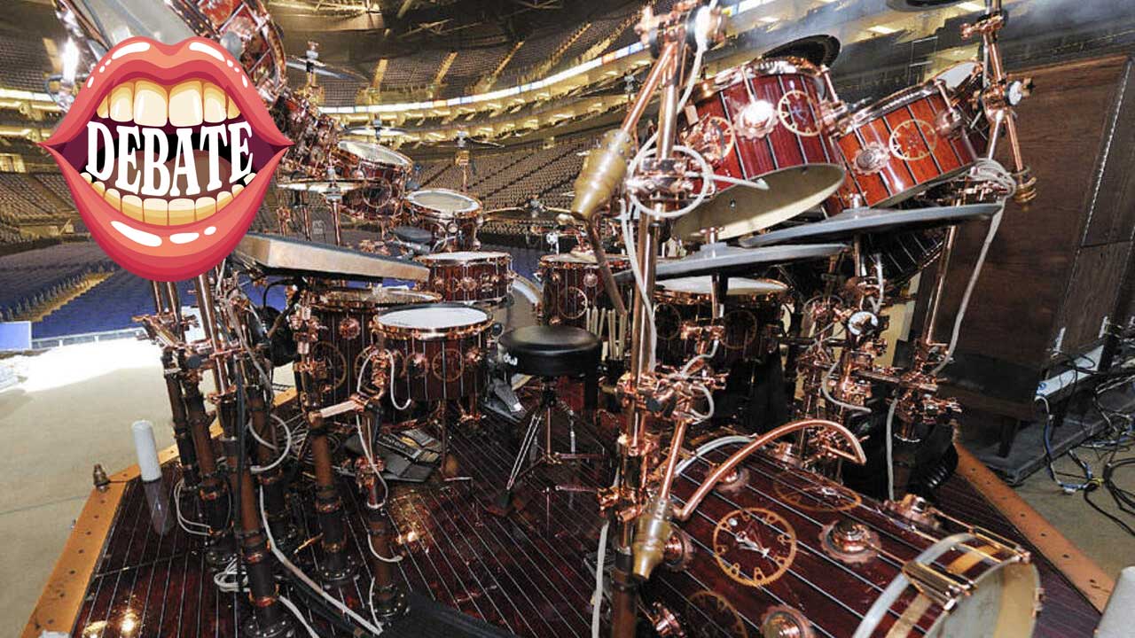 Neil Peart's drumkit