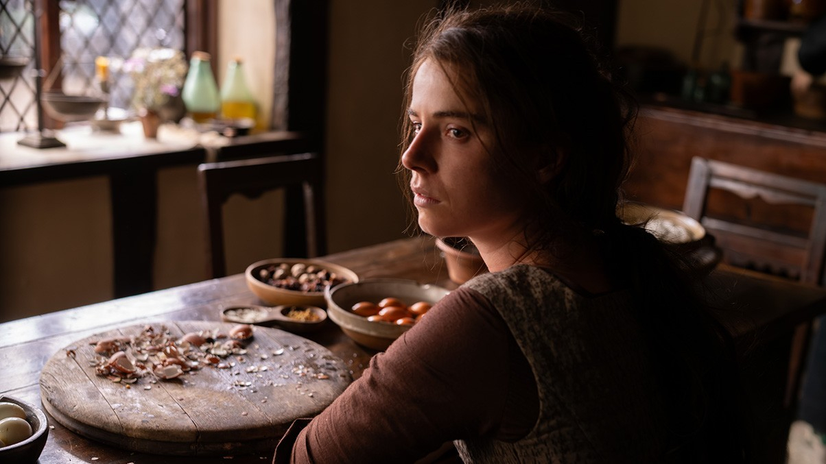 Still image of Jessie Buckley in Hamnet