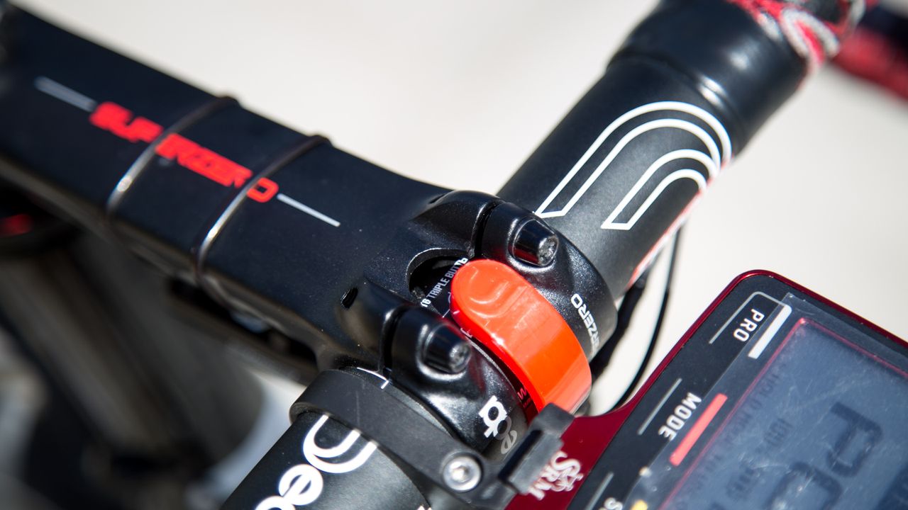 A plastic cover sits on the stem face plate