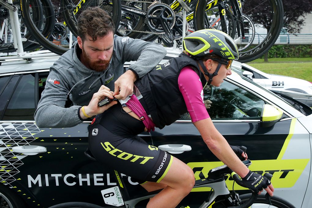 Annemiek Van Vleuten and Mitchelton-Scott's Patrick Ryan