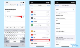 correcting misplaced items in ios 17 reminders