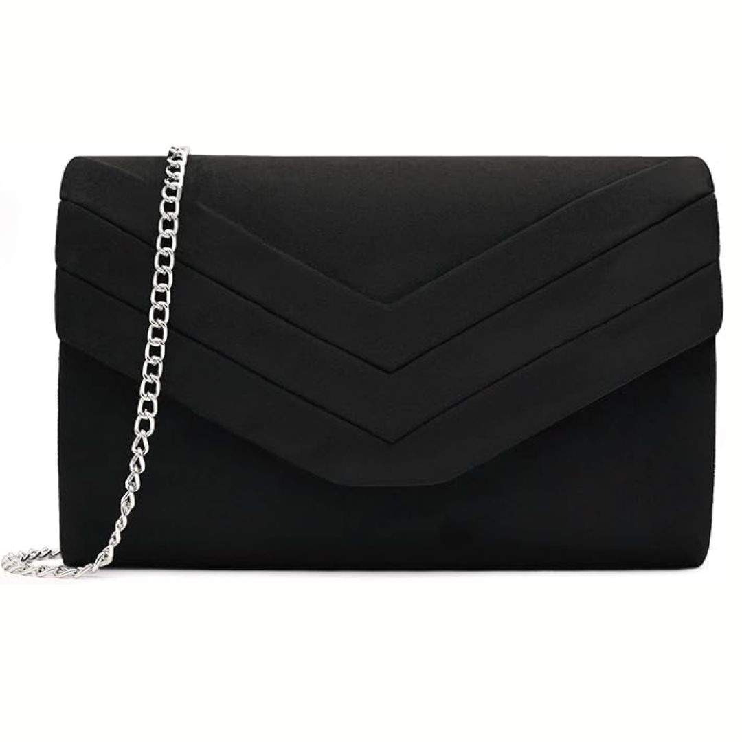 Milisente Velvet Envelope Clutch