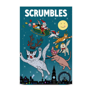 Scrumbles Christmas Cat Advent Calendar, one of the best advent calendars for cats