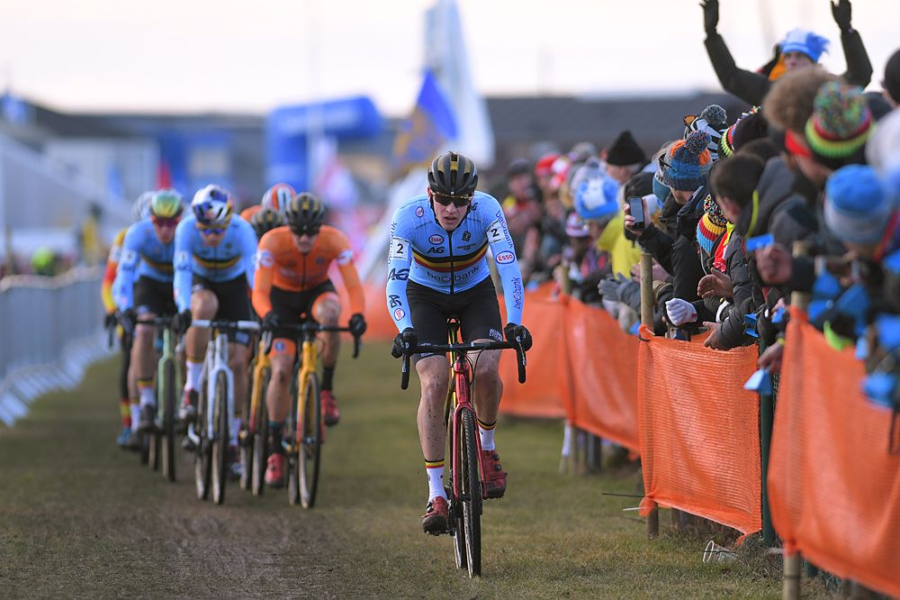 Toon Aerts (Belgium) racing at the World Championships in Bogense