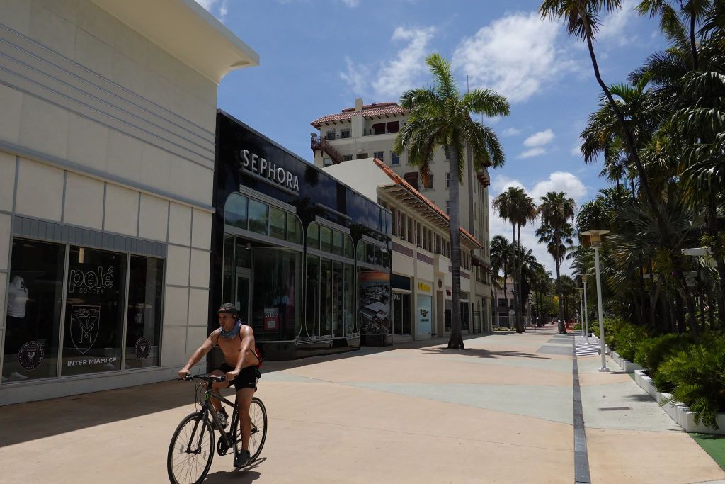 A deserted mall in Florida