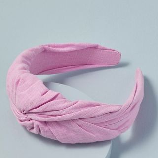 Pink knot headband