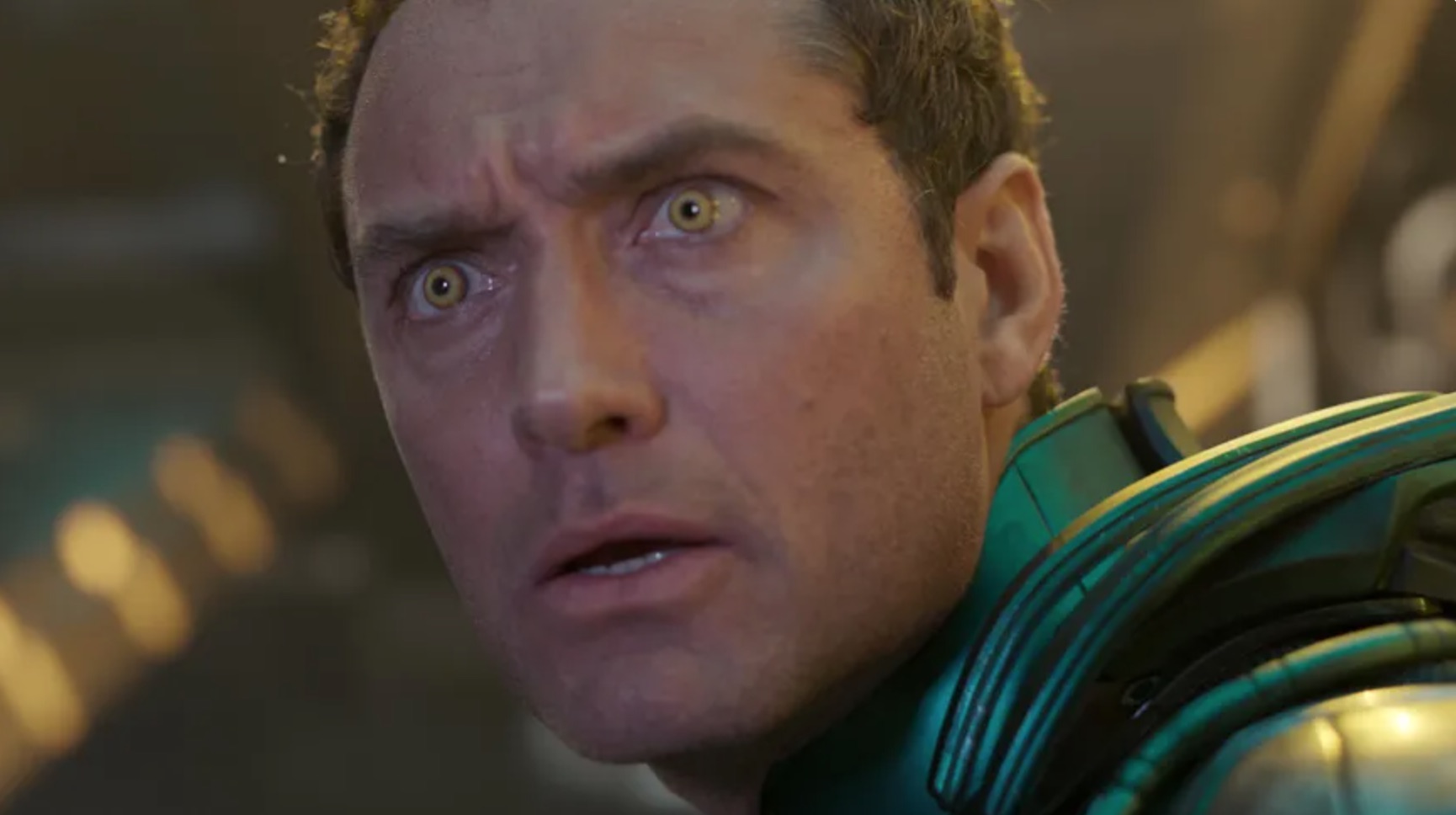 Skeleton Crew star Jude Law in Captain Marvel.