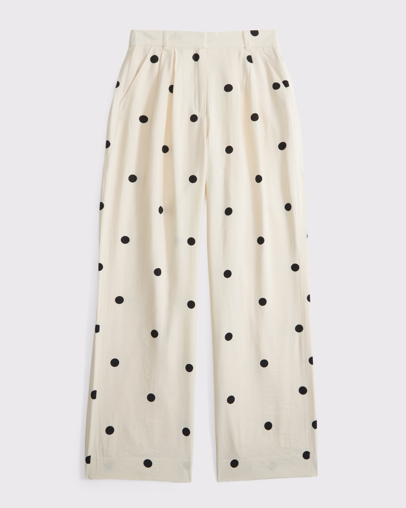 A&amp;amp;f Sloane Crepe Tailored Lightweight Wide Leg Pant