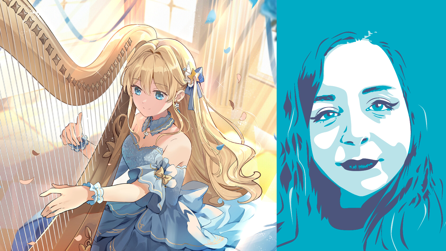 Magical Princess composite with headshot of PC gaming writer Jessica Kinghorn