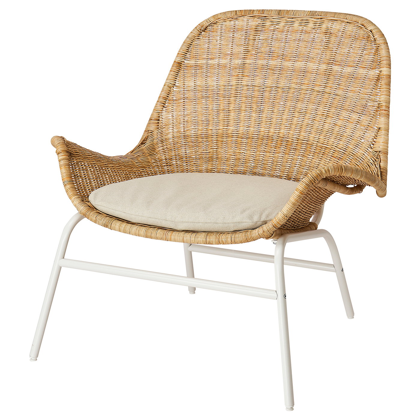 Fryks&amp;Aring;s Chair With Cushion - Rattan/risane Natural