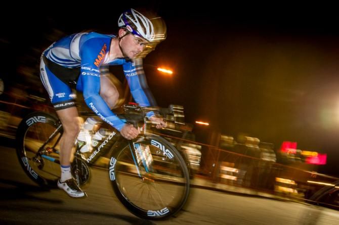 Luke Keough (UnitedHealthcare Pro Cycling) in action at the Old Pueblo Grand Prix.
