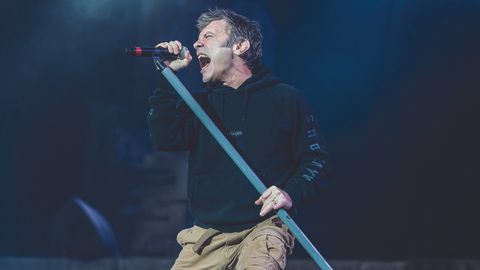 Bruce Dickinson, live at Download with Iron Maiden
